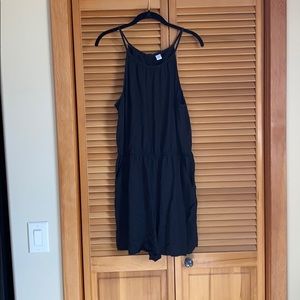 old navy, black romper